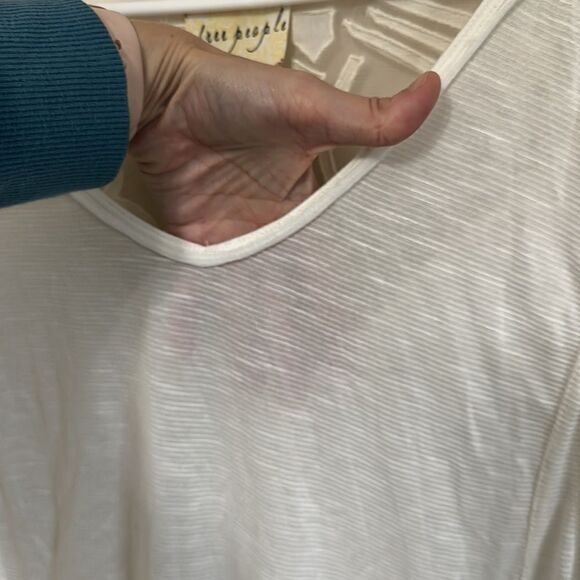 Free People Sheer Blouse Shirt size small - Picture 8 of 8